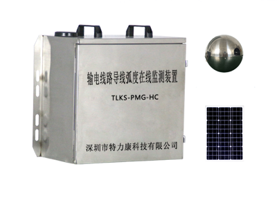 Transmission line arc sag on-line monitoring device
